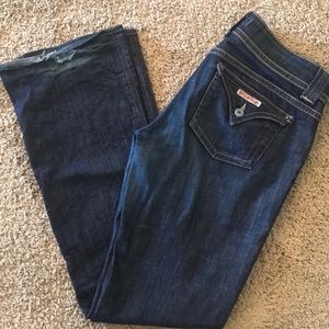 Hudson back pocket flap jeans